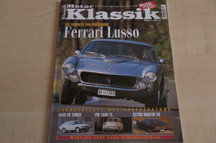 Deckblatt Motor Klassik (03/2001)